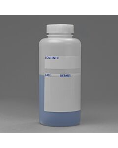 Bel-Art Write-On 1000ml (32oz) Polyethylene Bottles; Polypropylene Cap, 53mm Closure (Pack Of 6)