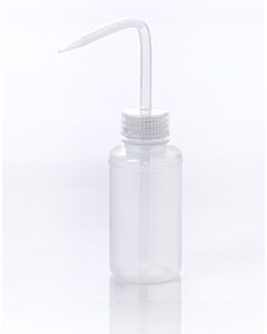 Bel-Art Narrow-Mouth 125ml (4oz) Polyethylene Wash Bottles; Natural Polypropylene Cap, 28mm Closure (Pack Of 12)