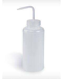 Bel-Art Wide-Mouth 1000ml (32oz) Polyethylene Wash Bottles; Natural Polypropylene Cap, 53mm Closure (Pack Of 3)
