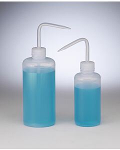 Bel-Art Needle Spray Narrow-Mouth 250ml (8oz) Polyethylene Wash Bottles; Polypropylene Cap, 28mm Closure (Pack Of 12)