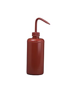 Bel-Art Red 500ml (16oz) Polyethylene Wash Bottles; Polypropylene Cap, 28mm Closure (Pack Of 6)