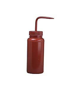 Bel-Art Red 500ml (16oz) Polyethylene Wash Bottles; Polypropylene Cap, 53mm Closure (Pack Of 6)