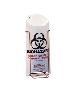 Bel-Art Biohazard Sharp Object Safety Pouches; 5¹/₂ X 13 In., 10 Mil Thick, Paperboard (Pack Of 200)