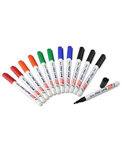 Bel-Art Solvent-Based Paint Pen Markers; 5 Color Assortment (Pack Of 12)