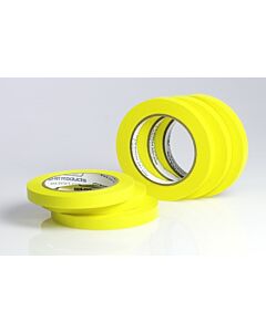Bel-Art Write-On Yellow Label Tape; 40yd Length, ¹/₂ In. Width, 3 In. Core (Pack Of 6)