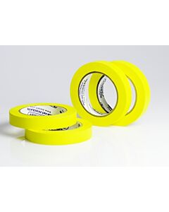 Bel-Art Write-On Yellow Label Tape; 40yd Length, ³/₄ In. Width, 3 In. Core (Pack Of 4)