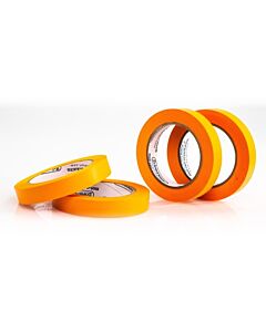 Bel-Art Write-On Orange Label Tape; 40yd Length, ³/₄ In. Width, 3 In. Core (Pack Of 4)