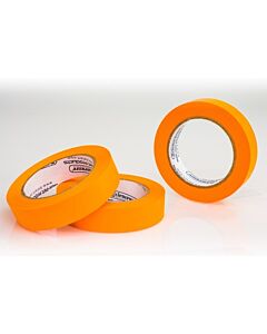 Bel-Art Write-On Orange Label Tape; 40yd Length, 1 In. Width, 3 In. Core (Pack Of 3)