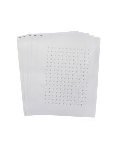 Bel-Art Cryogenic Storage Label Sheets; 9.5mm Dots For 0.5-1.5ml Tubes, White (3840 Labels)