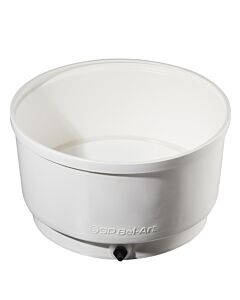 Bel-Art Polyethylene Buchner Table-Top Funnel With Coarse Porosity Fixed Plate; 36 In. I.D., 14.75 In. Height