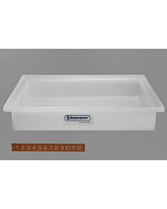 Bel-Art General Purpose Polyethylene Tray Without Faucet; 21½ X 25½ X 4 In.