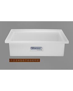 Bel-Art General Purpose Polyethylene Tray Without Faucet; 17½ X 23½ X 6 In.