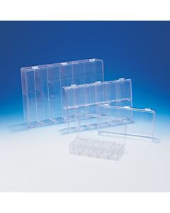 Bel-Art Plastic 6 Compartment Storage Box; 13⅛ X 9 X 2⁵/₁₆ In.