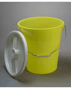 Bel-Art Polyethylene 13.2 Liter Pail; 12¾ In. Height, 10½ In. I.D.