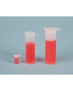 Bel-Art Sample 9.50ml Polyethylene Vials With Captive Closure (Pack Of 12)