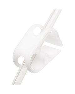 Bel-Art Acetal Mid-Range Plastic Tubing Clamps; For ⅛ To ⁷⁄₁₆ In. O.D. Tubing (Pack Of 12)