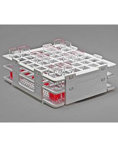 Bel-Art No-Wire Cuvette Rack; For 10mm Cuvettes, 42 Places