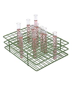 Bel-Art Poxygrid Test Tube Rack; For 13-16mm Tubes, 108 Places, Green