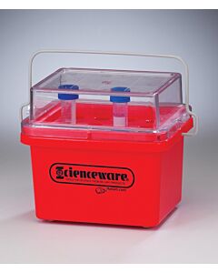 Bel-Art Cryo-Safe Junior Cooler, 0ºc, For 15ml Tubes, 12 Places, Plastic, 7³/₄ X 5½ X 7½ In.