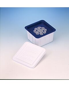 Bel-Art Cryo-Safe Cold Box; For 1.5ml Tubes, 12 Places, Plastic, 4.6 X 4.6 X 2.8 In.