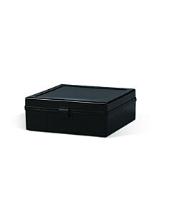 Bel-Art 100-Place Plastic Freezer Storage Boxes; Opaque Black (Pack Of 5)