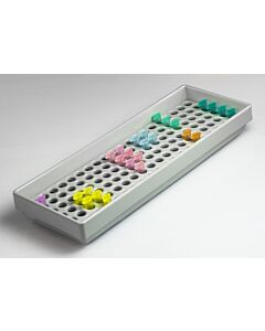 Bel-Art Microcentrifuge Tube Ice Rack; For 1.5ml Tubes, 120 Places