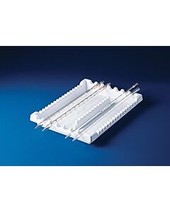 Bel-Art Pipette Tray Rack; 7-16 Places, 11¹⁄₄ X 8¹⁄₂ X 1⅛ In., Polystyrene
