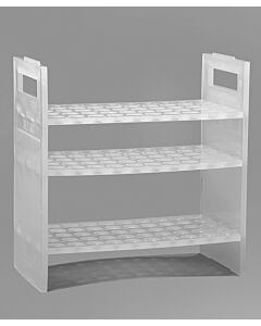 Bel-Art Pipette Support Rack; 16mm, 50 Places, 8⅜ X 4½ X 8¾ In., Polypropylene