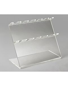 Bel-Art Pipettor Stand; 6 Places, 12 X 5 X 9½ In., Acrylic
