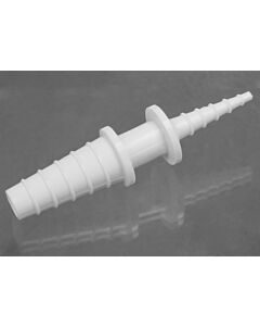 Bel-Art Stepped Tubing Connectors For ³⁄₁₆ In. To ½ In. Tubing; Polypropylene (Pack Of 12)