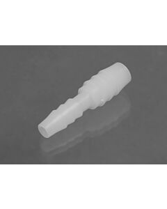 Bel-Art Stepped Tubing Connectors For ¼ In. To ⅜ In. Tubing; Polypropylene (Pack Of 12)