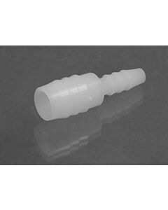 Bel-Art Stepped Tubing Connectors For ¼ In. To ½ In. Tubing; Polypropylene (Pack Of 12)