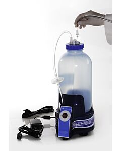 Bel-Art Hiflow Vacuum Aspirator Collection System, 1.0 Gallon Bottle With Pump