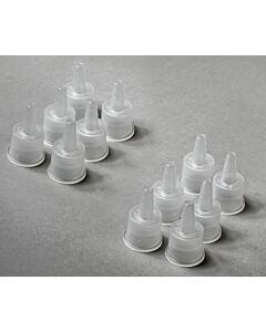 Bel-Art Replacement Polypropylene Tube Fittings; For ¼ To ⅜ In. I.D. Tubes (Pack Of 12)