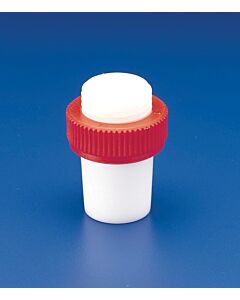 Bel-Art Safe-Lab Solid Teflon Ptfe Stoppers For 24/40 Tapered Joints (Pack Of 2)