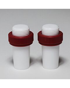 Bel-Art Safe-Lab Hollow Teflon Ptfe Stoppers For 24/40 Tapered Joints (Pack Of 2)