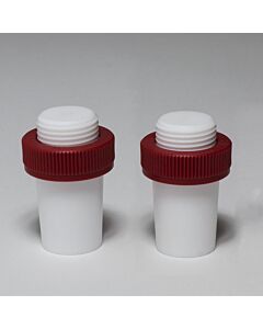 Bel-Art Safe-Lab Hollow Teflon Ptfe Stoppers For 29/42 Tapered Joints (Pack Of 2)