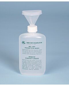 Bel-Art Pocket-Size Emergency Eye Wash Bottle; 120ml, Polyethylene