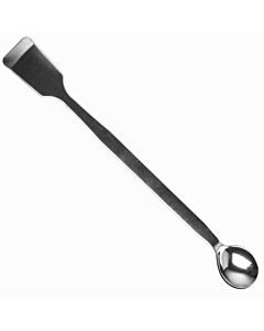 Bel-Art Stainless Steel Lab Spoon / Spatula; 5ml 30.5cm Length