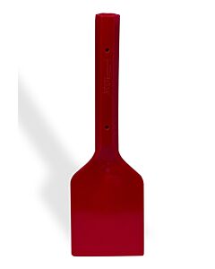 Bel-Art Hard Plastic Scraper; 10 In. Handle, 5 X 6 In. Blade, Red