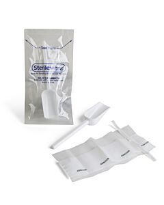 Bel-Art Sterileware Scoop An’ Bag Sampler; 60ml (2oz), Sterile Plastic, Individually Sealed (Pack Of 50)