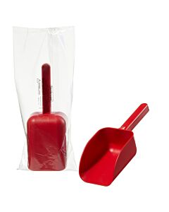 Bel-Art Sterileware Pharma Scoops - Red; 500ml (17oz), Individually Wrapped (Pack Of 50)
