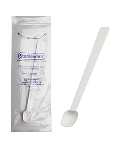 Bel-Art Sterileware Long Handle Sterile Sampling Spoon; 1.23ml (¼Tsp), Plastic, Individually Wrapped (Pack Of 200)