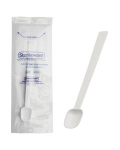 Bel-Art Sterileware Long Handle Sterile Sampling Spoon; 2.46ml (½Tsp), Plastic, Individually Wrapped (Pack Of 200)