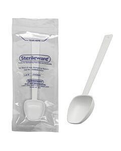 Bel-Art Sterileware Long Handle Sterile Sampling Spoon; 14.79ml (3 Tsp), Plastic, Individually Wrapped (Pack Of 200)
