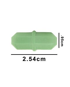 Bel-Art Spinbar Rare Earth Teflon Octagon Magnetic Stirring Bar; 2.54 X 0.95cm, Green