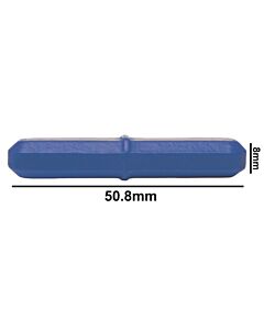 Bel-Art Spinbar Teflon Octagon Magnetic Stirring Bar; 50.8 X 8mm, Blue