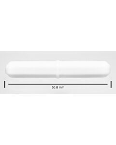 Bel-Art Spinbar Teflon Octagon Magnetic Stirring Bar; 50.8 X 8mm, White