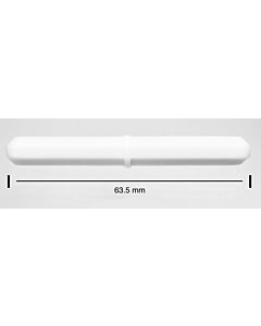 Bel-Art Spinbar Teflon Octagon Magnetic Stirring Bar; 63.5 X 8mm, White