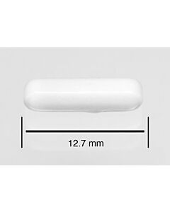 Bel-Art Spinbar Teflon Octagon Magnetic Stirring Bar; 12.7 X 3.2mm, White